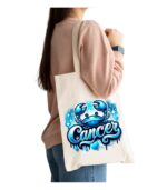 Cancer Tote Bag - White - Image 2