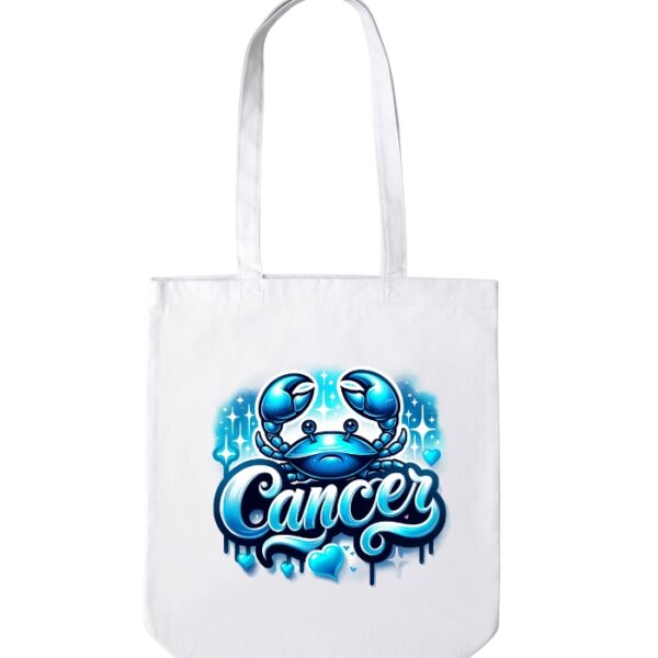 Cancer Tote Bag - White