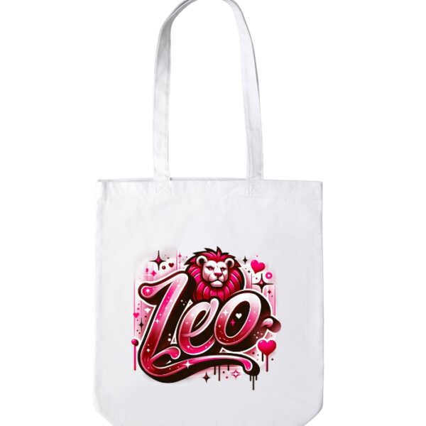 Leo Tote Bag - White