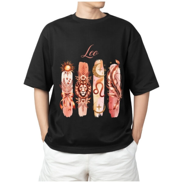 Men's Tshirt Leo  - Black