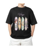 Men's Tshirt Virgo  - Black