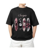 Men's Tshirt Scorpio  - Black