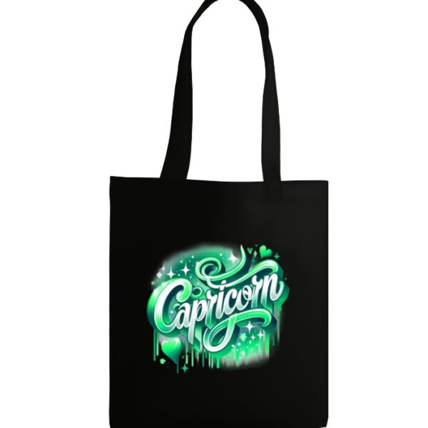 Capricorn Tote Bag - Black