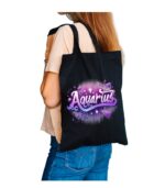Aquarius Tote Bag - Black - Image 2