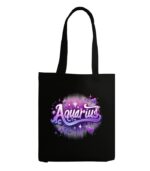 Aquarius Tote Bag - Black