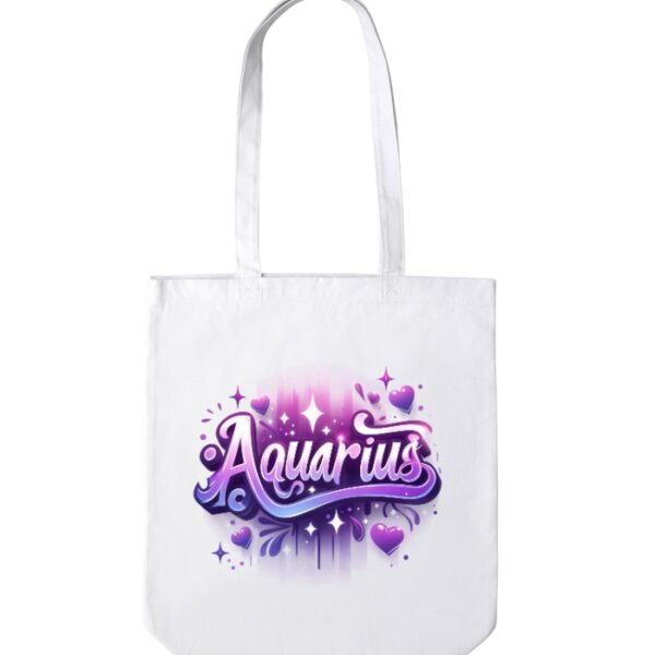 Aquarius Tote Bag - White