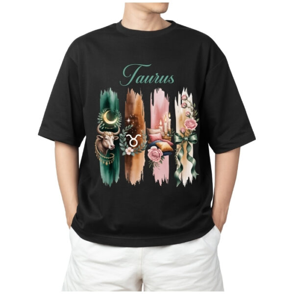Men's Tshirt  Taurus  - Black