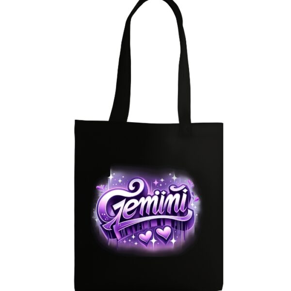 Gemini Tote Bag - Black