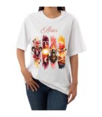 Women's Tshirt Aries  - White