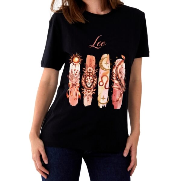 Women's Tshirt Leo  - Black