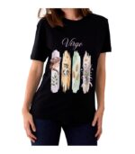 Women's Tshirt Virgo  - Black