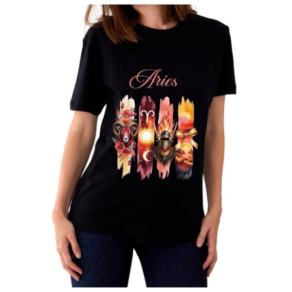 Women's Tshirt Aries  - Black
