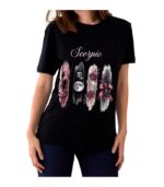 Women's Tshirt Scorpio  - Black
