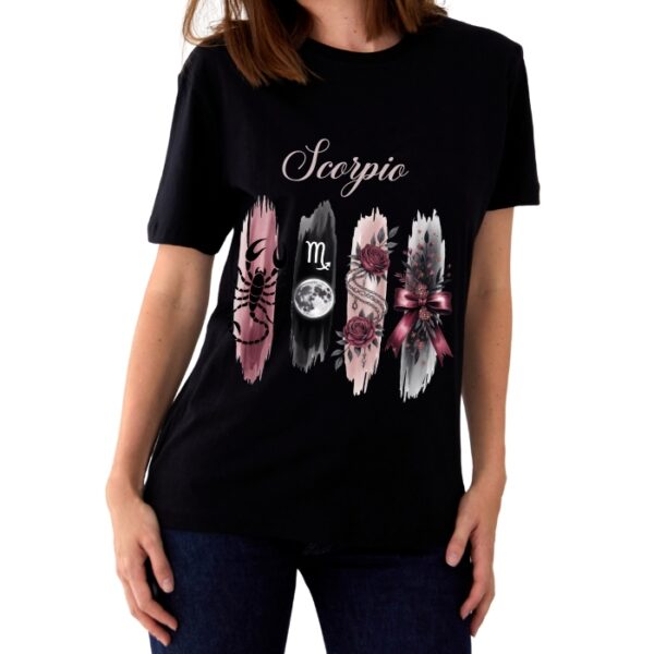 Women's Tshirt Scorpio  - Black