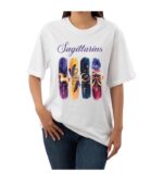 Women's Tshirt Sagittarius  - White
