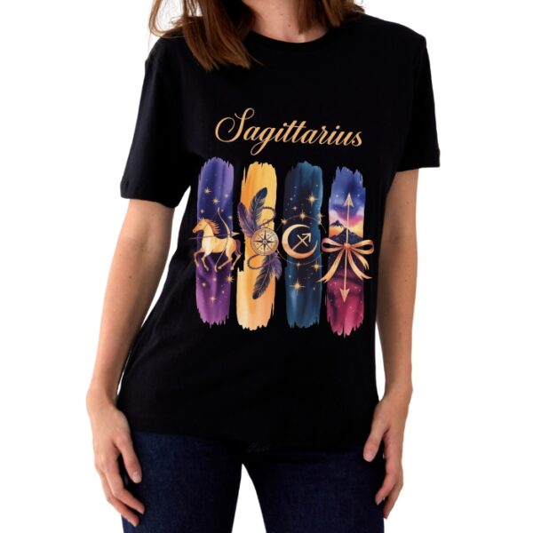 Women's Tshirt Sagittarius  - Black