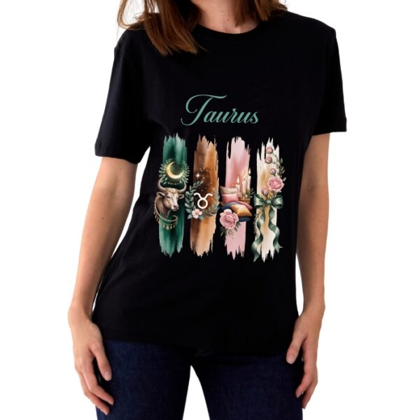 Women's Tshirt  Taurus  - Black
