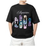 Aquarius Zodiac Tshirt for Men - Black | Carry Your Cosmic Energy