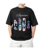 Aquarius Zodiac Tshirt for Men - Black | Carry Your Cosmic Energy