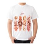 Leo Zodiac Tshirt for Men - White | Carry Your Cosmic Energy