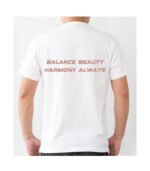 Libra Zodiac Tshirt for Men - White | Carry Your Cosmic Energy - Image 2