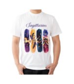 Sagittarius Zodiac Tshirt for Men - White | Carry Your Cosmic Energy