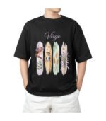 Virgo Zodiac Tshirt for Men - Black | Carry Your Cosmic Energy
